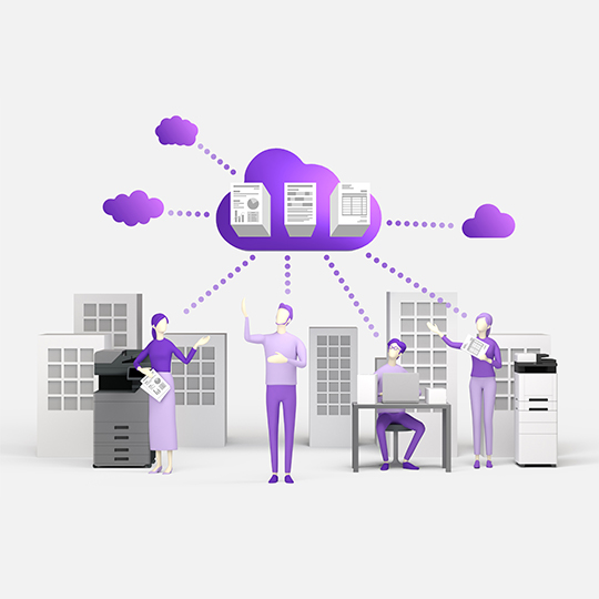 Kyocera Cloud Print and Scan features